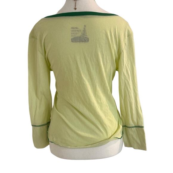 Super Soft FairyCore Fitted Henley Lightweight LongSleeve Top (Made in Egypt) - Picture 2 of 4